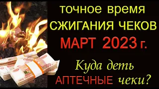 МАРТ 2023г. СЖИГАЕМ ЧЕКИ и Возвращаем свои ДЕНЬГИ обратно! *Эзотерика Для Тебя*