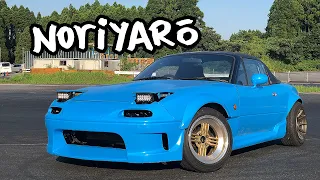 Mazda Miata the best LOW POWER drift car? Suspension mods only at Minami Chiba Circuit