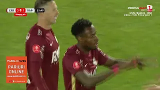 REZUMAT | CFR Cluj - Rapid 3-2 | Playoff, Etapa 8, SuperLiga, 2023 - 2024