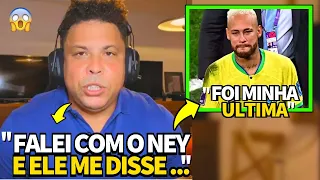 BOMBA! RONALDO FENÔMENO CRAVA FUTURO DE NEYMAR NA SELEÇÃO BRASILEIRA