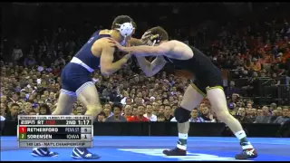 2016 NCAA 149 Final Zain Retherford (PSU) v Brandon Sorenson (IOWA)