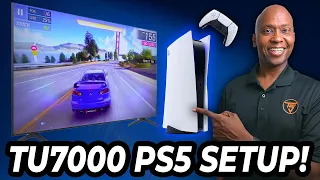 How To Setup A PS5 On A Samsung TU7000 Television