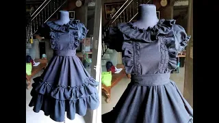 ♣  DIY Gothic LOLITA Ep 12 ♣  Gothic Lolita Dress Tutorial