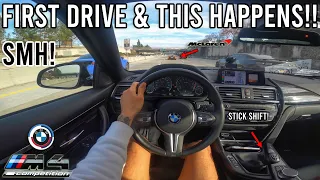 First Drive In My Manual BMW M4 Competition! POV