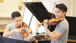 Wieniawski Etudes-Caprices, Op. 18 No. 4 - Ray Chen and Daniel Jang