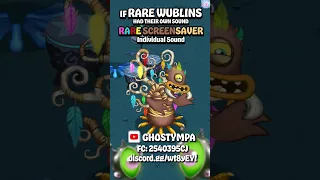 If RARE SCREEMU had their OWN SOUND (Wublin Island) [My Singing Monsters] #shorts #animation