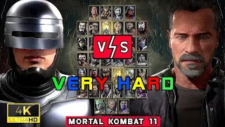 Mortal Kombat 11 - Robocop vs The Terminator (Very Hard)