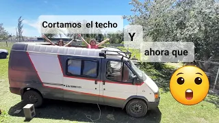 Cortamos el techo y no  salió como lo esperábamos