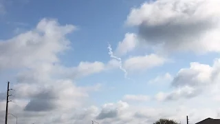 SpaceX Falcon 9 CRS-10 Dragon - Launch View from Orlando, FL 19-Feb-2017 - 9:39am ET