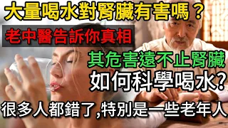 大量喝水，對腎臟有害嗎？ 老中醫告訴你真相，其危害遠不止腎臟！【幸福Talks】#中老年心語 #養老 #養生 #幸福人生 #為人處世 #讀書#佛 #深夜讀書