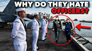 Why US Navy Sailors Hate Officers on an Aircraft Carrier