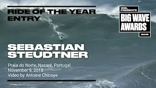 Sebastian Steudtner at Nazare - 2019 Ride of the Year Entry - WSL Big Wave Awards