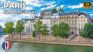 🇫🇷 Paris, Île Saint-Louis - Island of Palaces, Amazing Walking Tour [4K/60fps]