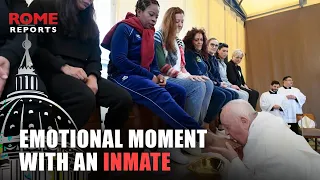 ✝️ HOLY THURSDAY | Inmates unable to hold back tears as Pope Francis washes their feet