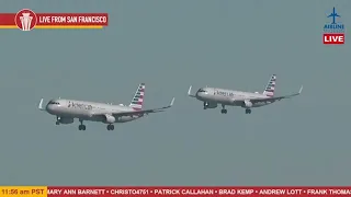 DOUBLE LANDINGS on the 28s at SFO | san francisco international airport plane spotting