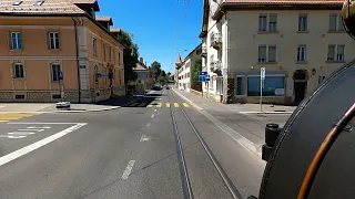 Chemins de fer du Jura - Driver’s Eye View - Saignelégier to La Chaux de Fonds - 4K