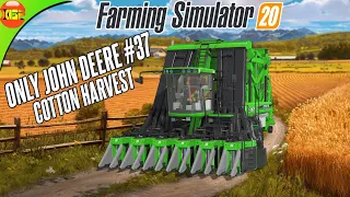 Harvesting Cotton With New CaseIH Harvester - John Deere Farm FS20 #37 - Farming Simulator 20