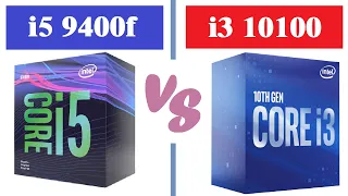 Intel i5 9400f VS Intel i3 10100 10 Games Tested