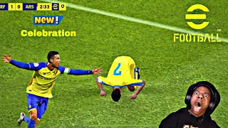 eFootball 2023 Best and new celebration| New Update| unbelievable.