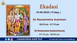 Watch Ekadashi Rama Nama Sankirtanam.