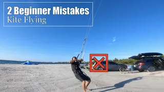 2 Mistakes Beginner Kiteboarders Make Flying A Kite