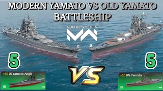Modern Warships: JS Yamato Aegis vs IJN Yamato - who will win?