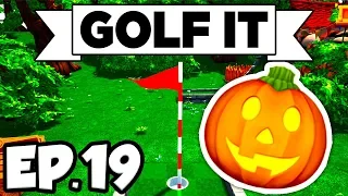 Golf It! Ep.19 - 🎃👻HALLOWEEN SPECIAL👻🎃HAUNTED WOODS, SPOOKY MAP (Multiplayer Gameplay Lets Play)