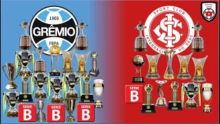 QUEM É MAIOR  ? GRÊMIO vs INTERNACIONAL - HISTÓRICO, ESTATÍSTICAS E TÍTULOS