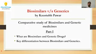 Biosimilars vs Generics | Part I | Key differentiation between Biosimilars and Generic medicines