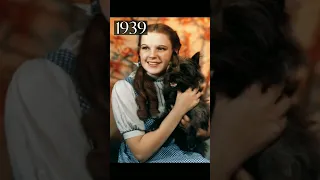 The Wizard of OZ - Dorothy (Judy Garland) Now vs 1939 #shorts #wizardofoz #dorothy