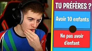 TU PRÉFERES sur Fortnite ! (c'est des vrais dilemmes ... 😬)