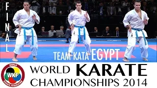 Final Male Team Kata EGYPT. 2014 World Karate Championships | WORLD KARATE FEDERATION