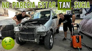 Limpiando HASTA DONDE NO SE VE - proyecto 4x4 Terios