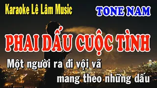 Karaoke Phai Dấu Cuộc Tình Tone Nam - Lê Lâm Music