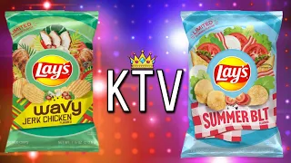 Lays Summer BLT and Wavy JERK CHICKEN  REVIEW| KTV E:101