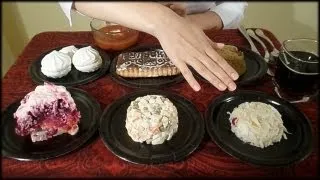 ASMR Eating sounds!!! Russian Traditional Foods Tasting ♥ (see description :)