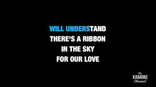 Ribbon In The Sky in the Style of "Stevie Wonder" karaoke video with lyrics (no lead vocal)
