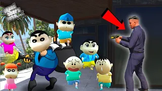 GTA 5 : Franklin Playing Chor Police With Shinchan & Pinchan in GTA 5 ! JSS GAMER