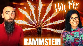 Rammstein - Hilf Mir (REACTION) with my wife