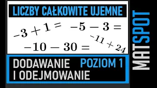 Dodawanie i odejmowanie liczb całkowitych