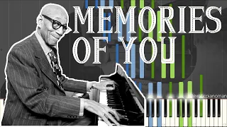 Eubie Blake - Memories Of You (Solo Ragtime Piano Synthesia)