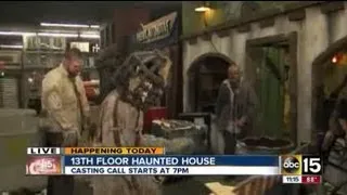 13th Floor Haunted House Casting Call in Phoenix