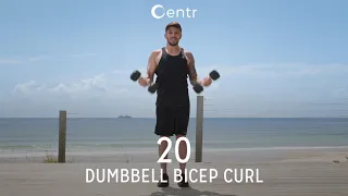 Quick dumbbell workout at home for arms and shoulders