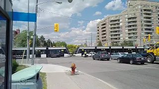 Crosstown LRT vehicle test June 1, 2021