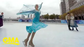 Sing along to 'Let It Go' from 'Frozen' and NYC Disney on Ice performance