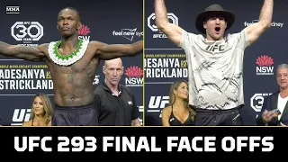 UFC 293 Final Faceoffs | Full Ceremonial Weigh-Ins | MMA Fighting - MMA Fighting