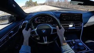 2024 BMW M850i xDrive Gran Coupe: POV Drive, Impressions and ASMR