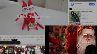 50 ELF ON THE SHELF IDEAS! WHAT OUR CHEEKY ELF ON THE SHELF DID  Emily Norris SANTA REACTION VIDEO