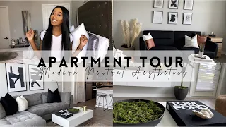 APARTMENT TOUR | MODERN NEUTRAL AESTHETICS | FULLY FURNISHED 2021
