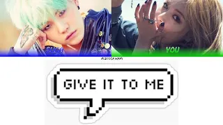 BTS Suga (Agust D) Give it to me  (Bts and You - 8th Member ) (Color Coded Lyrics Eng/Rom/Han/가사)